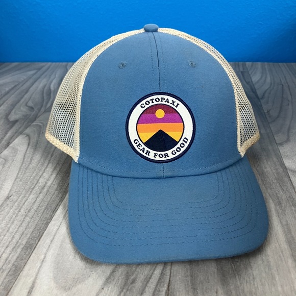 cotopaxi Other - Cotopaxi Hat Cap Snap Back Trucker Mesh Patch Mountain Mens One Size Adjustable